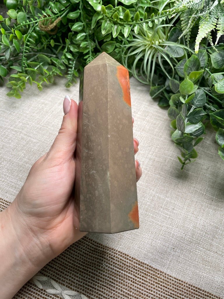 Polychrome Jasper Tower by Copper Ashes