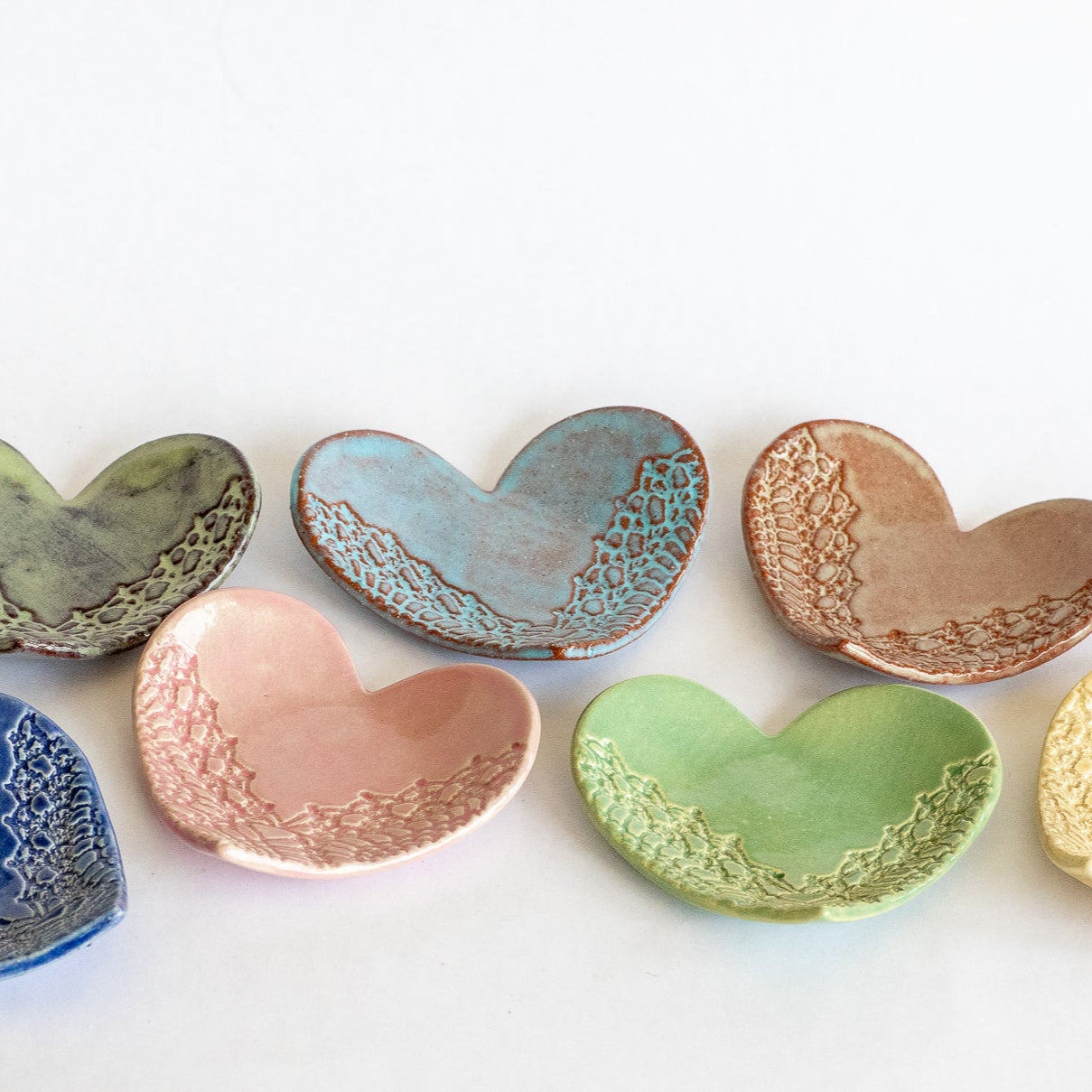 Prodigal Pottery Heart Ring Dish Without Gold — product view 2