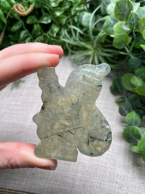 Prehnite Santa by Copper Ashes