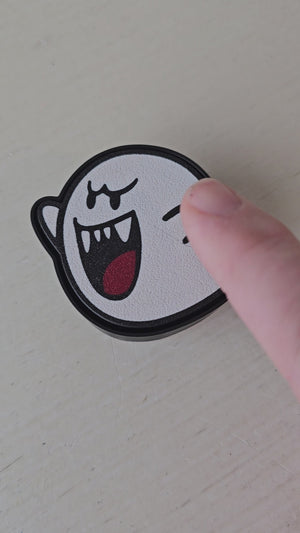 The Tween Space Retro Ghost Fidget Clicker — Single Clicker | 3D Printed by The Tween Space, paper gift main product photo