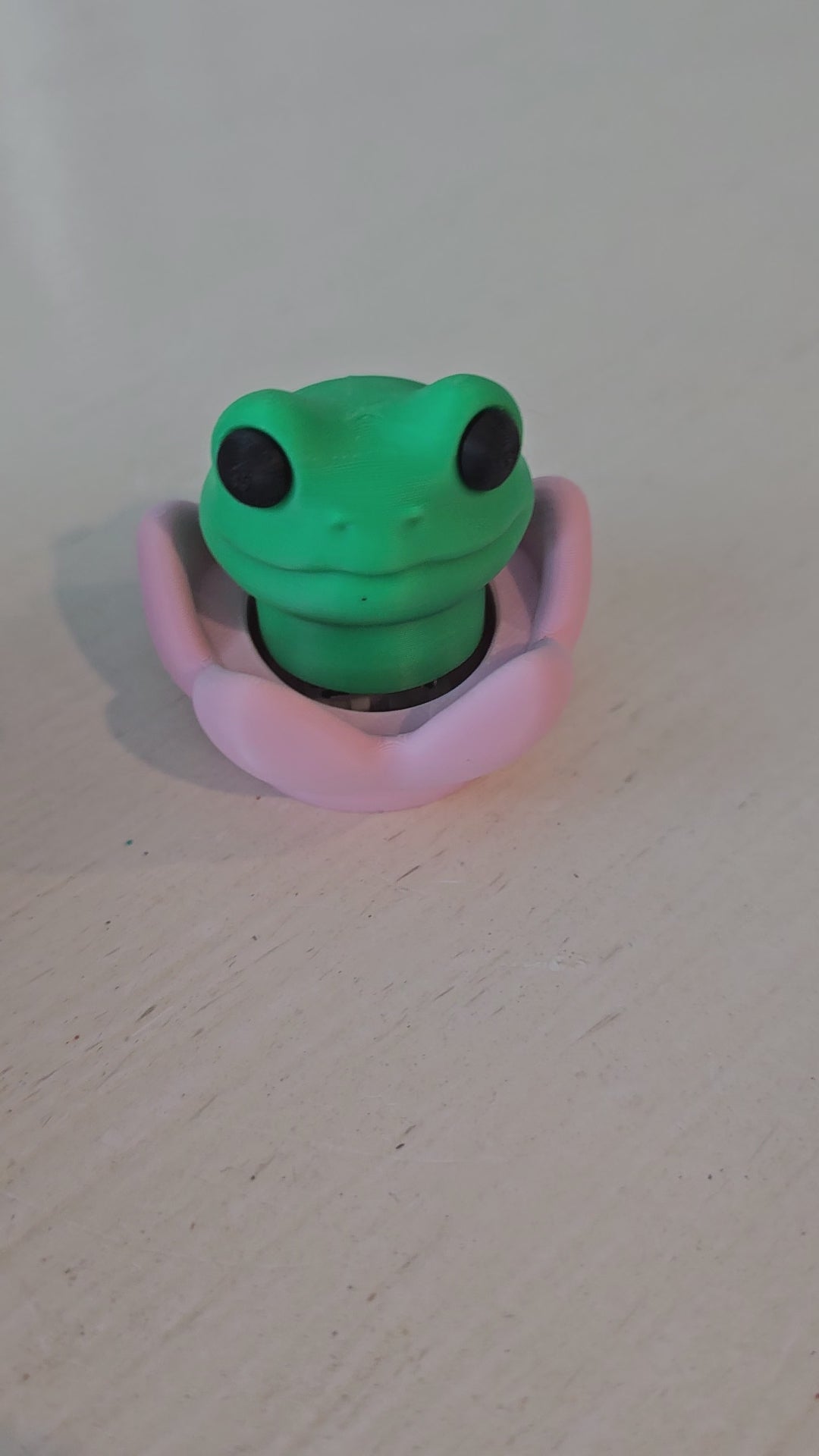 The Tween Space Frog and Lily Pad Clicker Toy — Sensory Fidget for Kids | 3D Printed by The Tween Space, paper gift main product photo
