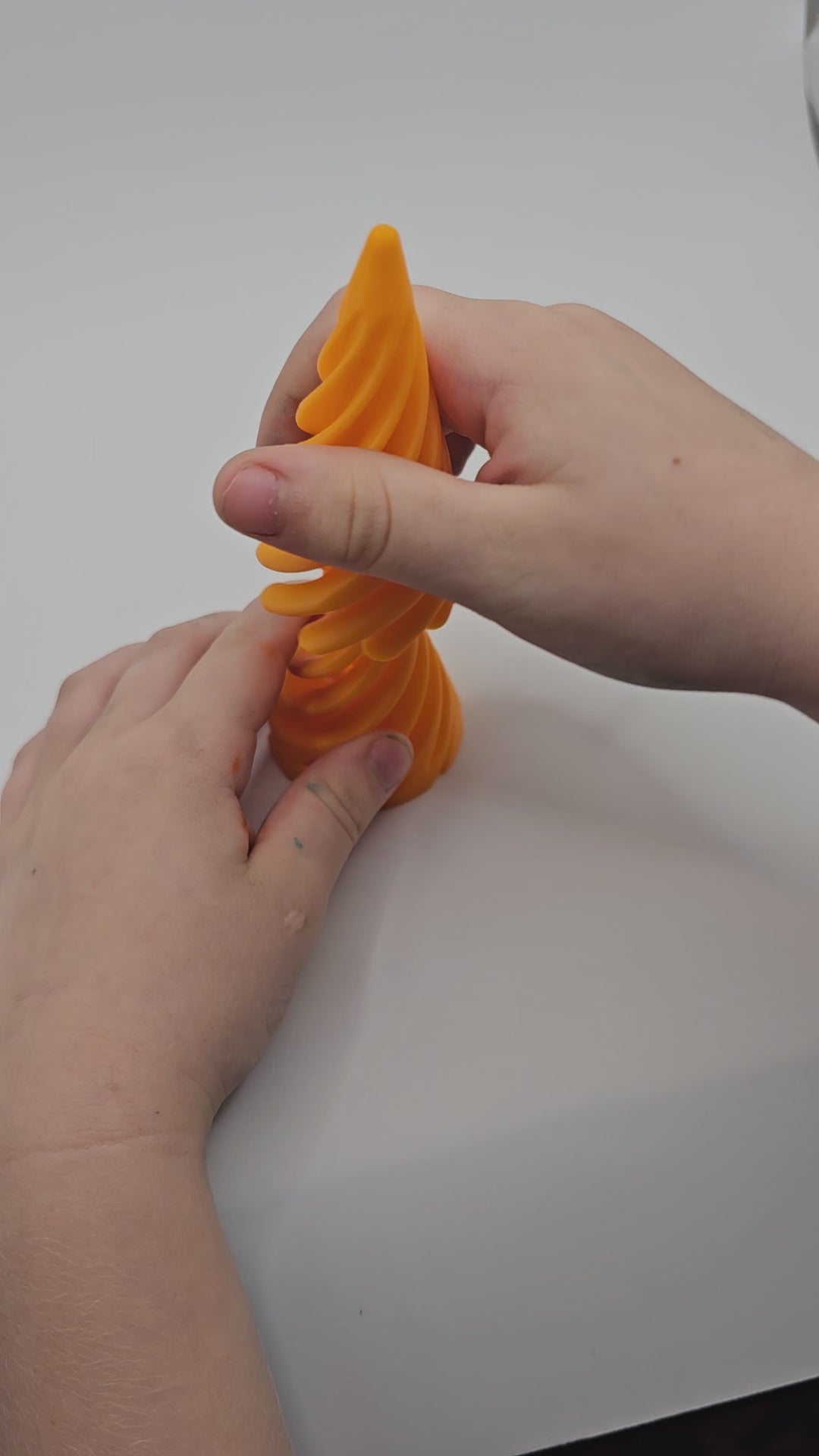 Swirl Cone Fidget Toy – Twisting Spiral Desk Fidget | Sensory Focus Tool for ADHD by The Tween Space, 3D printed gift detail photo 4
