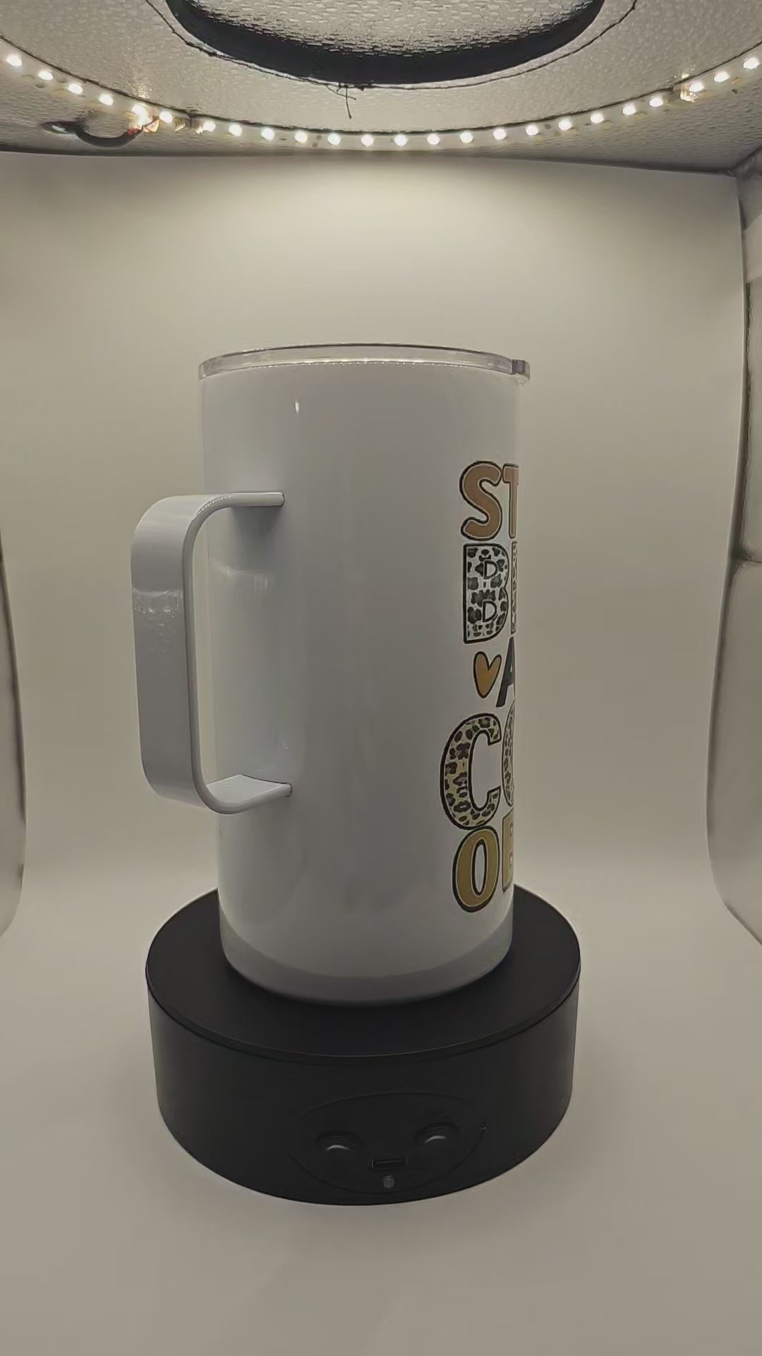 Coffee Obsessed 20 oz Coffee Tumbler handmade by Orr'Iginal Creations in Mississippi