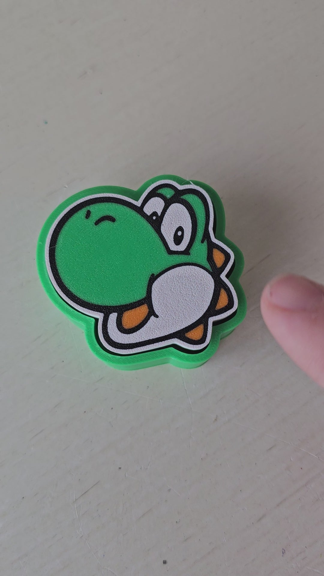 The Tween Space Retro Dino Fidget Clicker — Single Clicker | 3D Printed by The Tween Space, paper gift main product photo