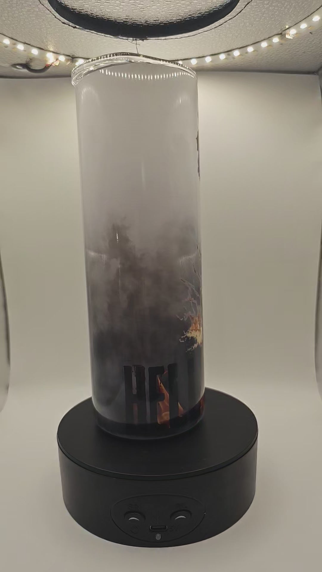 Hell on Wheels 20 oz Hot Rod Tumbler handmade by Orr'Iginal Creations in Mississippi