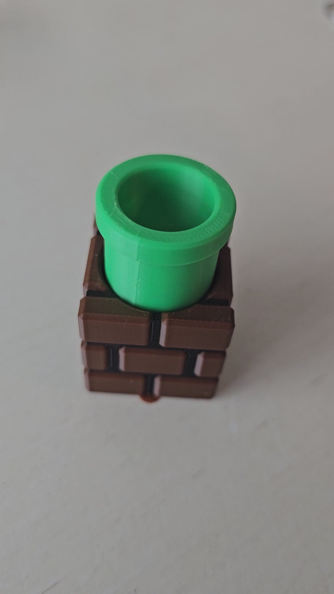 The Tween Space Retro Pipe Fidget Clicker — Single Clicker | 3D Printed by The Tween Space, paper gift main product photo