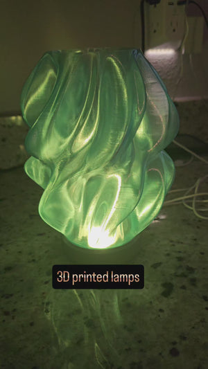 3D Printed Color Changing LED Lamp by The Tween Space, paper gift detail photo 4
