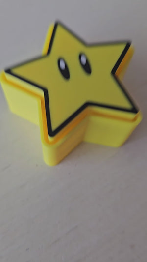 The Tween Space Retro Star Fidget Clicker — Single Clicker | 3D Printed by The Tween Space, paper gift main product photo