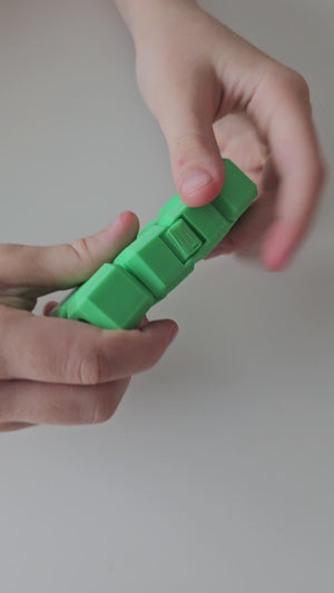 Infinity Fidget Cube – Flip-and-Fold Sensory Toy | ADHD Focus Tool for Classroom & Therapy by The Tween Space, 3D printed gift detail photo 2