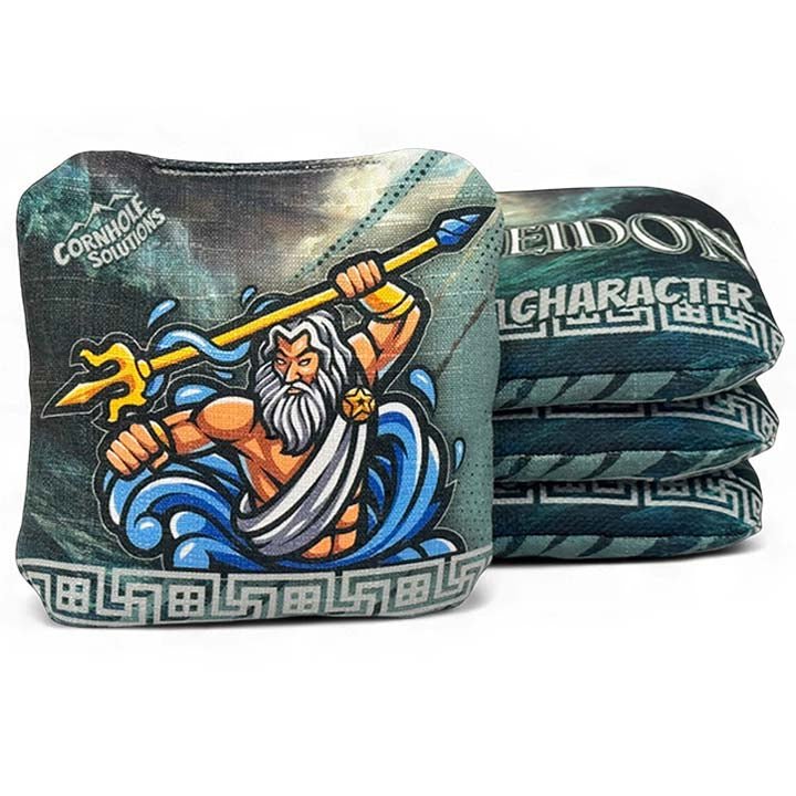 Greek Gods - Pro Character - Cornhole Bags - 8 Designs - Set of 4