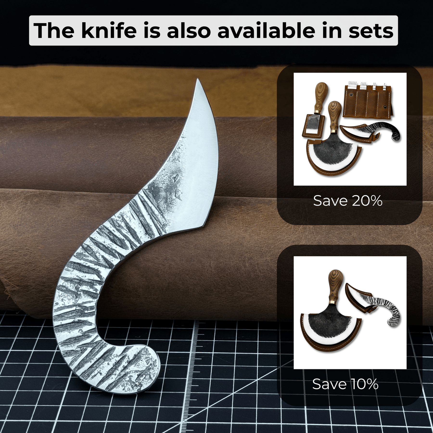 Professional Marking Knife Kiridashi, 15 cm (5.91 inches) detail view by Sharky Forged Steel Tools
