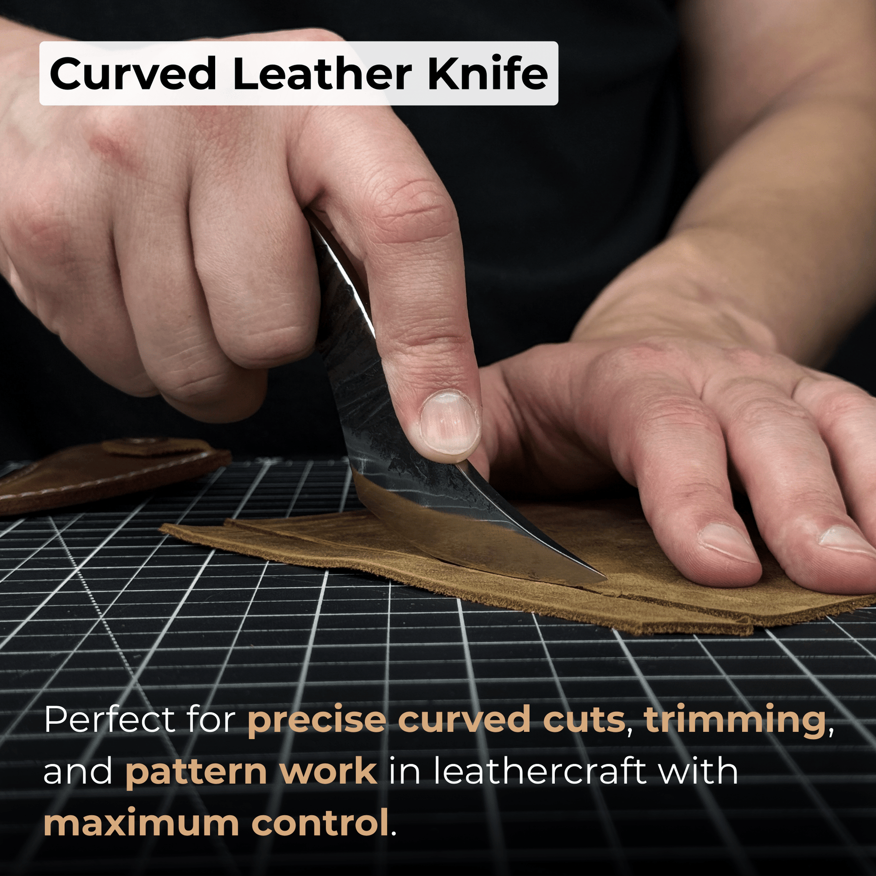 Professional Marking Knife Kiridashi, 15 cm (5.91 inches) detail view by Sharky Forged Steel Tools