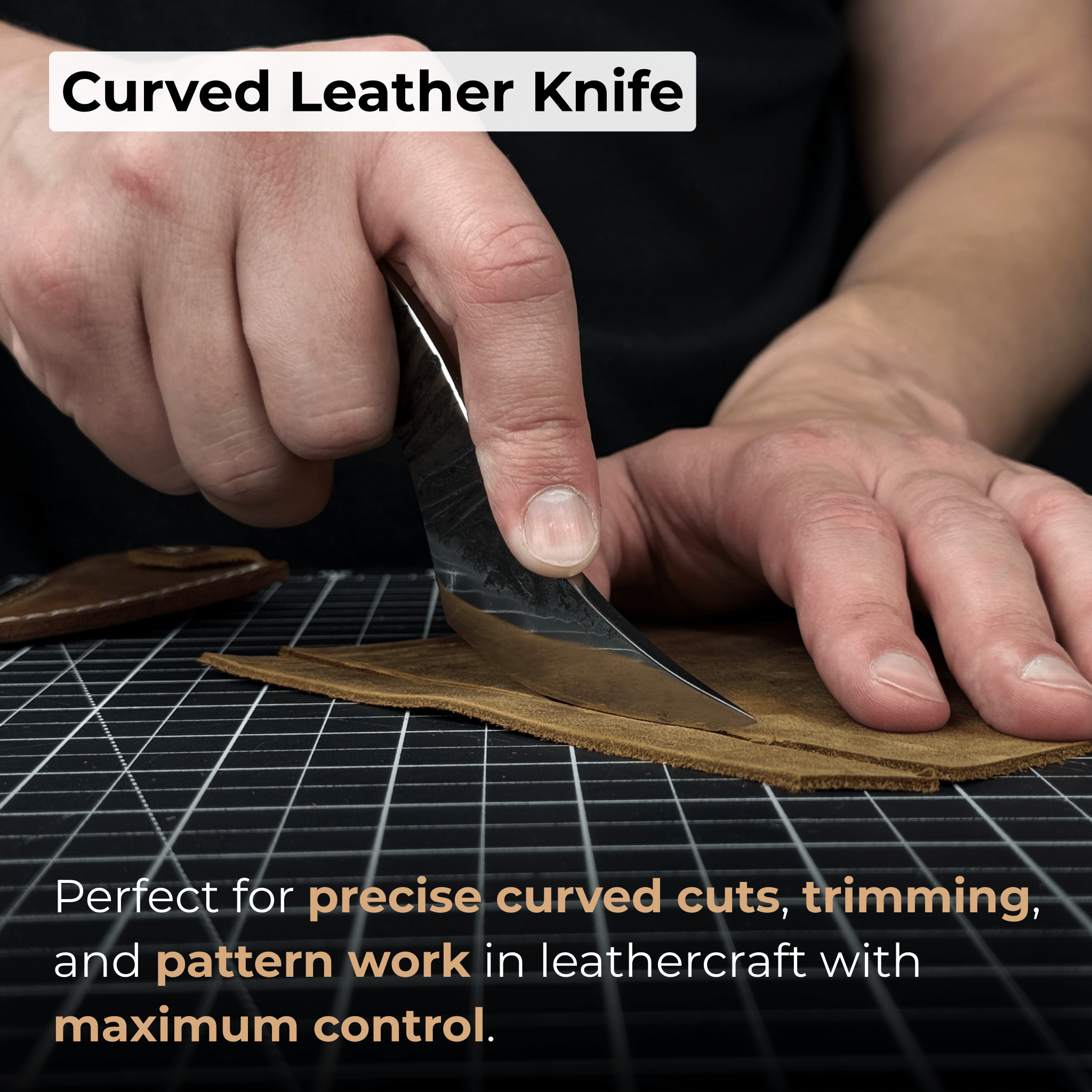 Professional Marking Knife Kiridashi, 15 cm (5.91 inches) detail view by Sharky Forged Steel Tools
