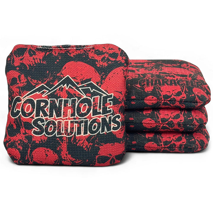 Pro Character Series Cornhole Bags - Regulation 6"x6" - Set of 4 - Patterns by Cornhole Solutions, custom cornhole board detail photo 7