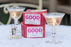 PROSECCO SOAP SLICE 5 oz. detail view by Essential Journeys