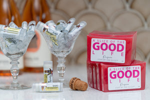 PROSECCO SOAP SLICE 5 oz. detail view by Essential Journeys