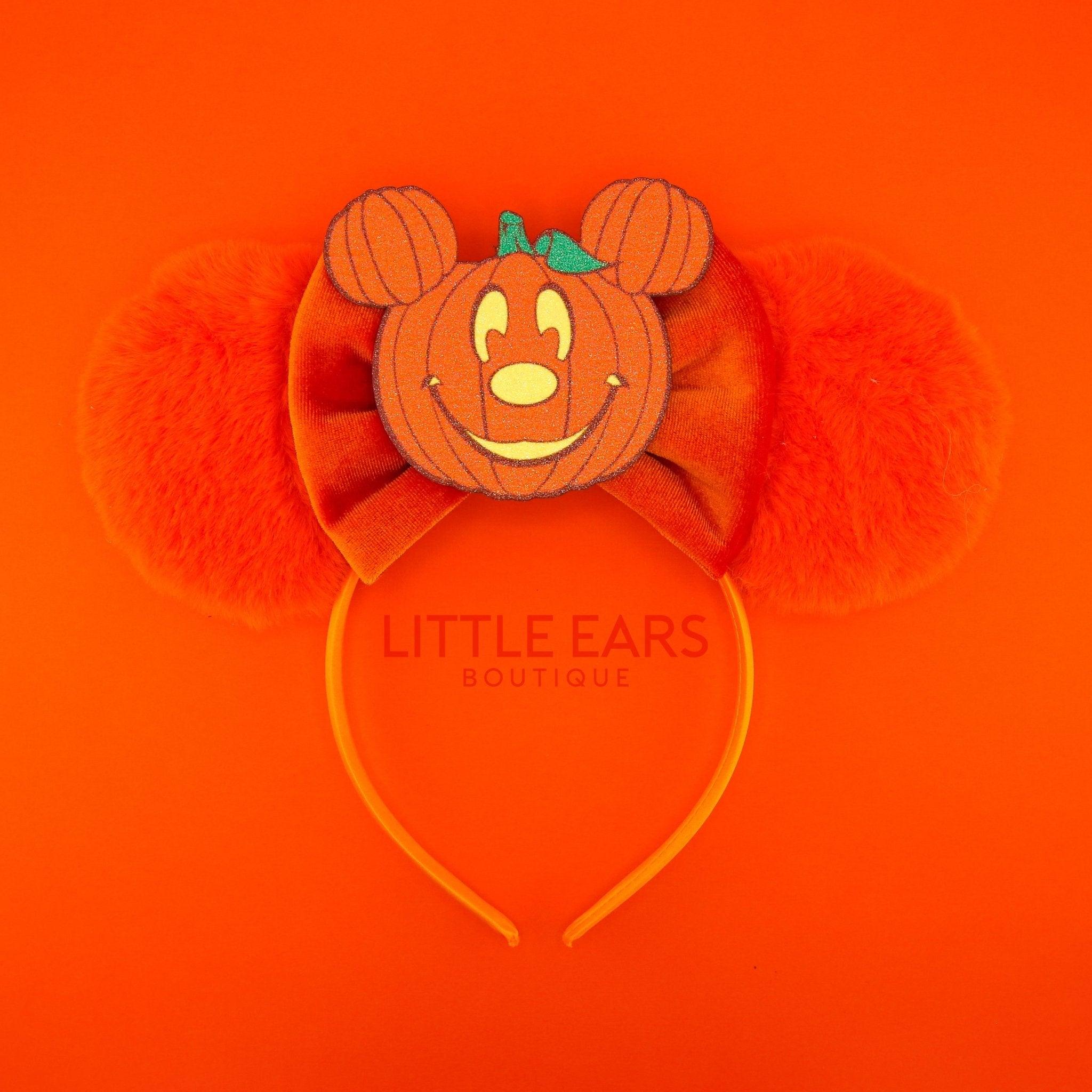 Pumpkin Fur Halloween Ears by Little Ears Boutique, travel planning service main product photo