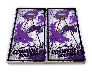 Paint Splatter Cornhole Boards - Professional Tournament Series