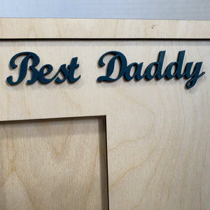 Best Daddy Hands Down Photo Frame by Poor Hog Customs, Southern home decor detail photo 8