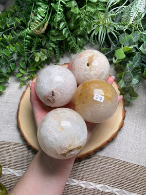 Quartz Mix Sphere by Copper Ashes