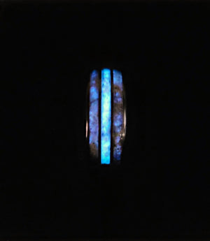 You, Me, And Forever Memorial Ring by Cotton Street Art Company, handmade jewelry detail photo 6