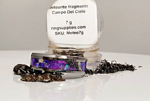 The Purple Star Memorial Ring by Cotton Street Art Company, handmade jewelry detail photo 6