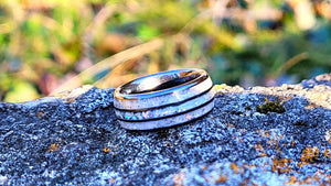 You, Me, And Forever Memorial Ring by Cotton Street Art Company, handmade jewelry detail photo 7