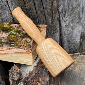 Quiet 7 oz. Wooden Mallet (Mallet Tool) by Sharky Forged Steel Tools