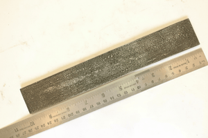 Raindrop Pattern Damascus Steel Billet Bar for Knife Making and Bladesmith Stock by JW SteelCrafts, Damascus knife detail photo 4