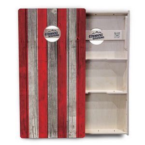 Colorful Stars & Stripes Cornhole Boards - Tournament Series