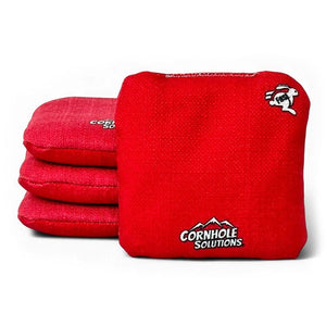 Red/Royal Blue - Pro Style REC Cornhole Bags – Regulation 6"x6" – Full Set of 8