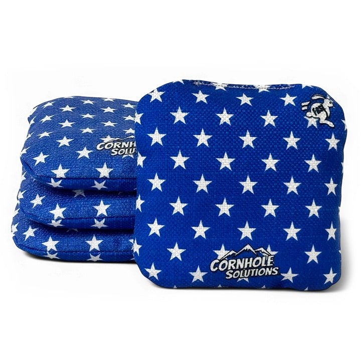Stars/Stripes - Pro Style REC Cornhole Bags – Regulation 6"x6" – Full Set of 8