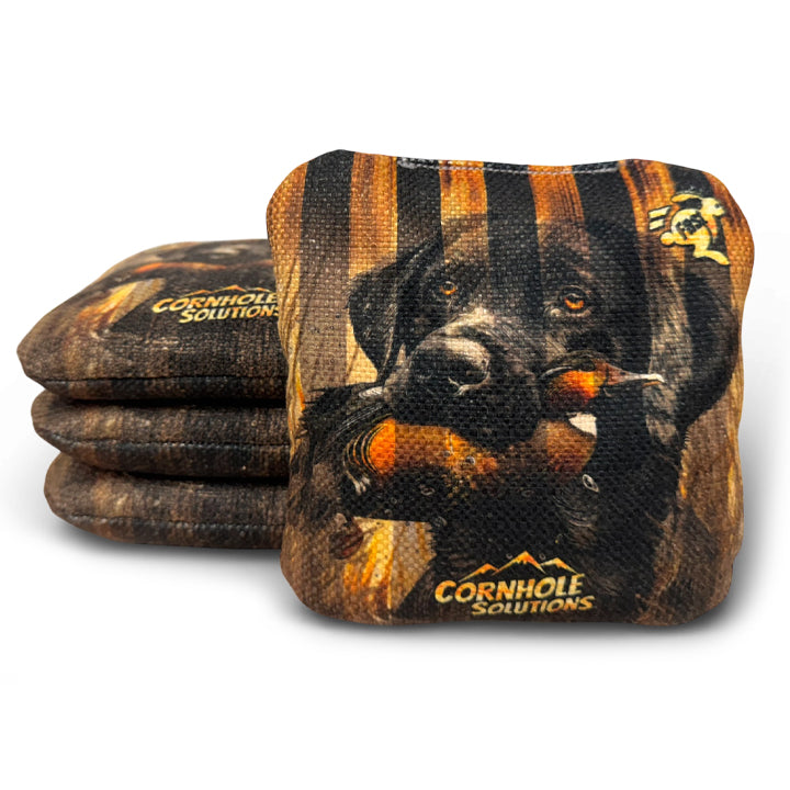 Labrador/Rustic Stars - Pro Style REC Cornhole Bags – Regulation 6"x6" – Full Set of 8 by Cornhole Solutions, custom cornhole board detail photo 3