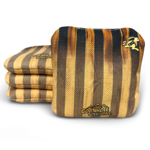 Stripes/Rustic Stars - Pro Style REC Cornhole Bags – Regulation 6"x6" – Full Set of 8 by Cornhole Solutions, custom cornhole board detail photo 3