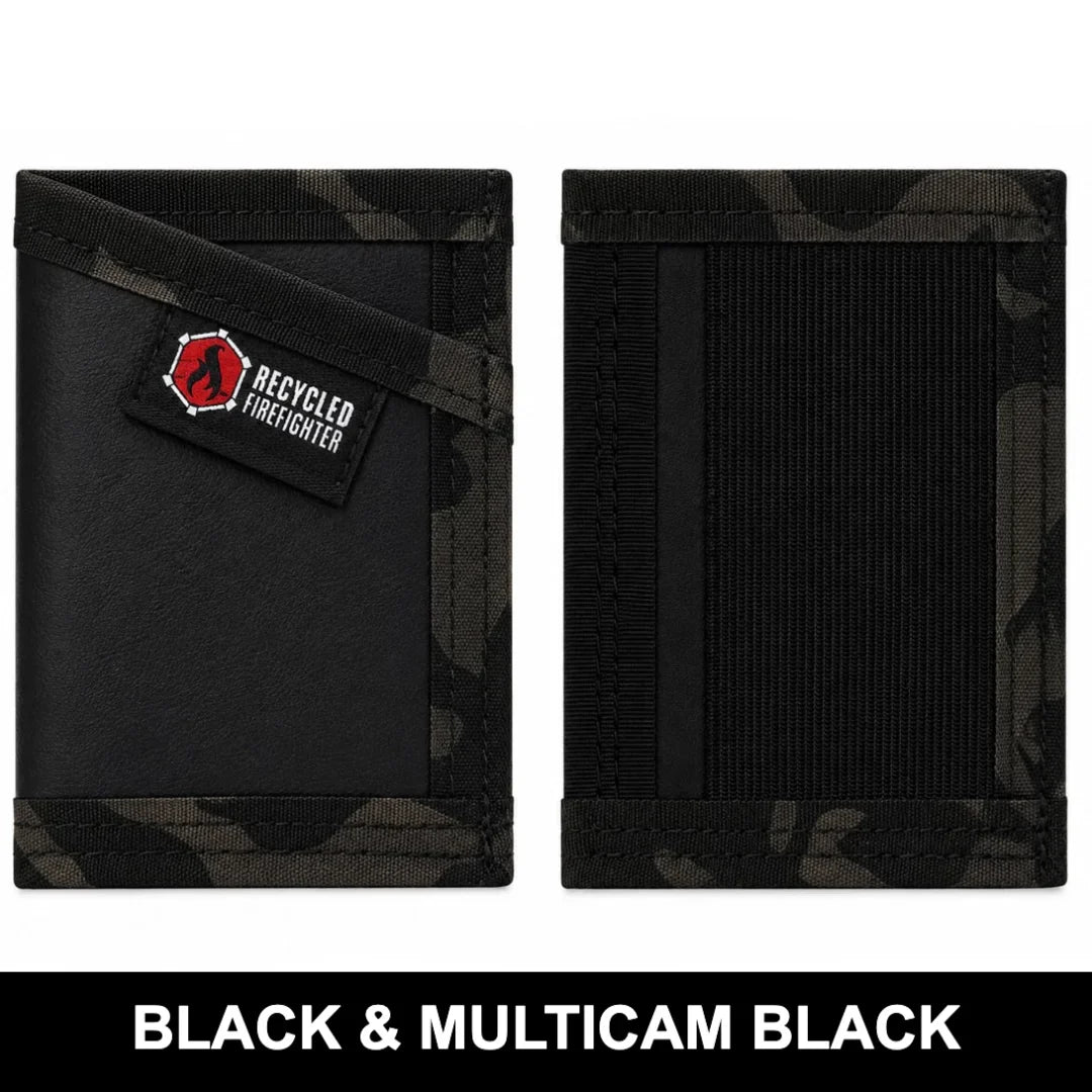 Sergeant Wallet - Combat Boot Leather Edition detail view by Recycled Firefighter
