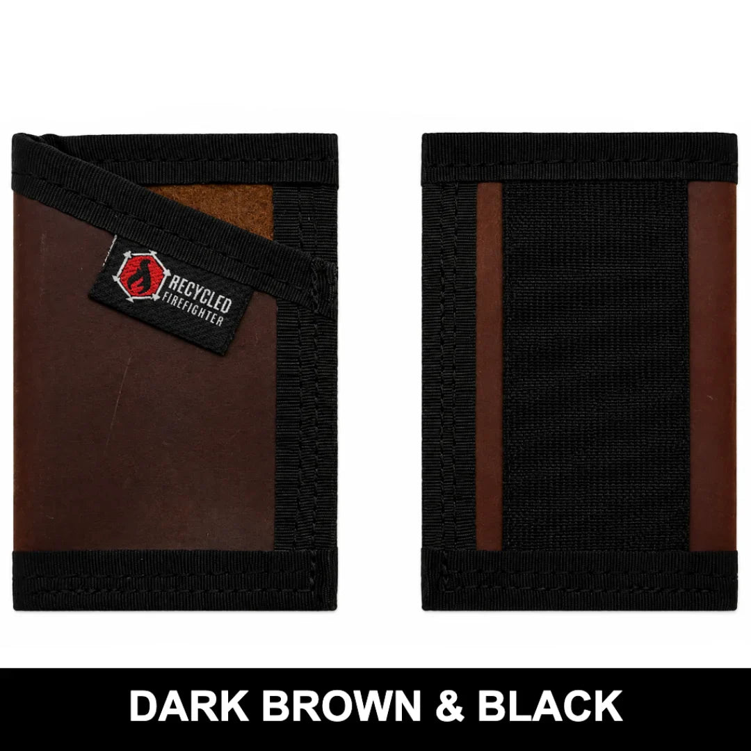 Sergeant Wallet - Combat Boot Leather Edition detail view by Recycled Firefighter