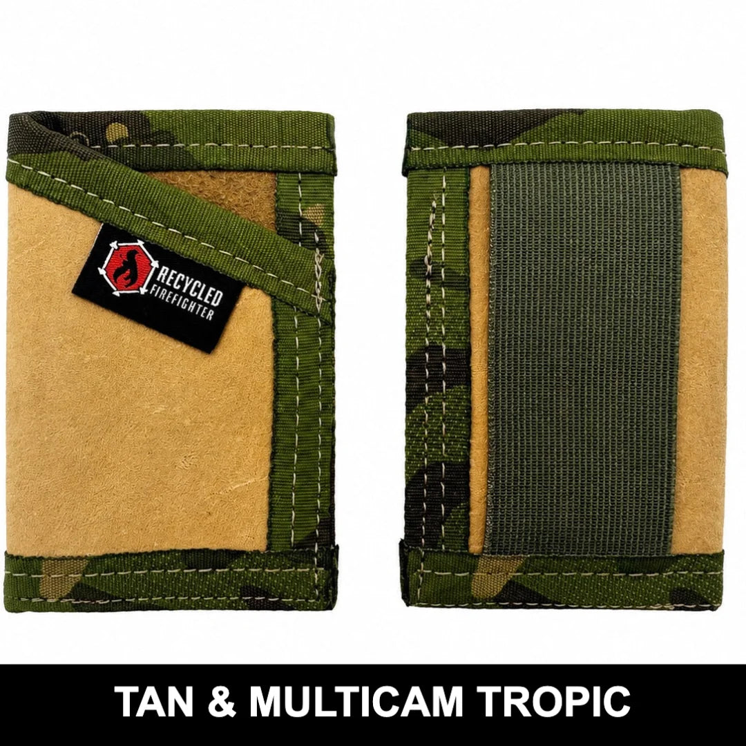 Sergeant Wallet - Combat Boot Leather Edition by Recycled Firefighter
