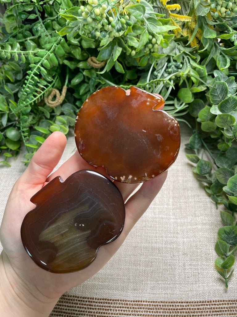 Red Agate Apple by Copper Ashes