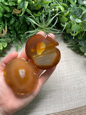 Red Agate Apple by Copper Ashes