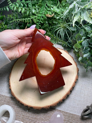 Red Druzy Agate Tree detail view by Copper Ashes