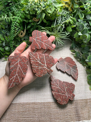 Red Que Sera Leaf by Copper Ashes