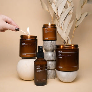 Ritual by gold + ivy, scented candle detail photo 4