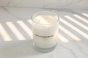 Got a Comforter? - Soy Wax Candle 10oz with Lid detail view by Michaelangelocandles