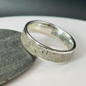Ashes to Ashes, Dust to Dust by Cotton Street Art Company, handmade ring detail photo 8