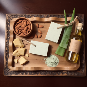 SynEb French Green Clay Body Bar - The Clay Collection by Handcrafted Soaps by Syn Eb, natural skincare main product photo