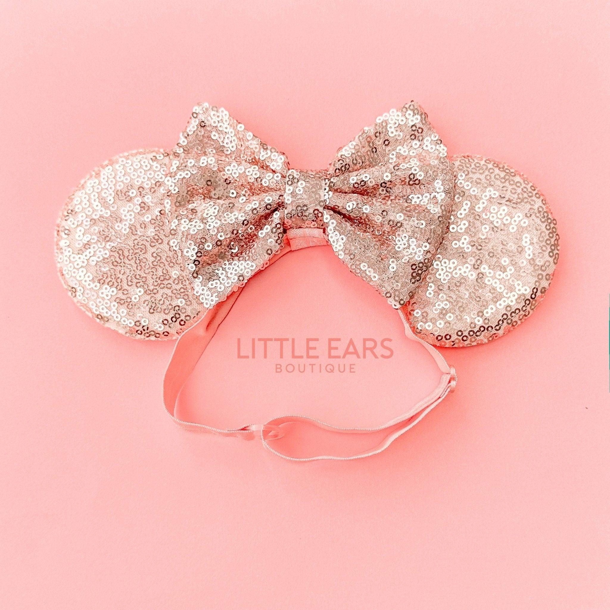 Rose Gold Elastic Ears by Little Ears Boutique, children's boutique clothing main product photo