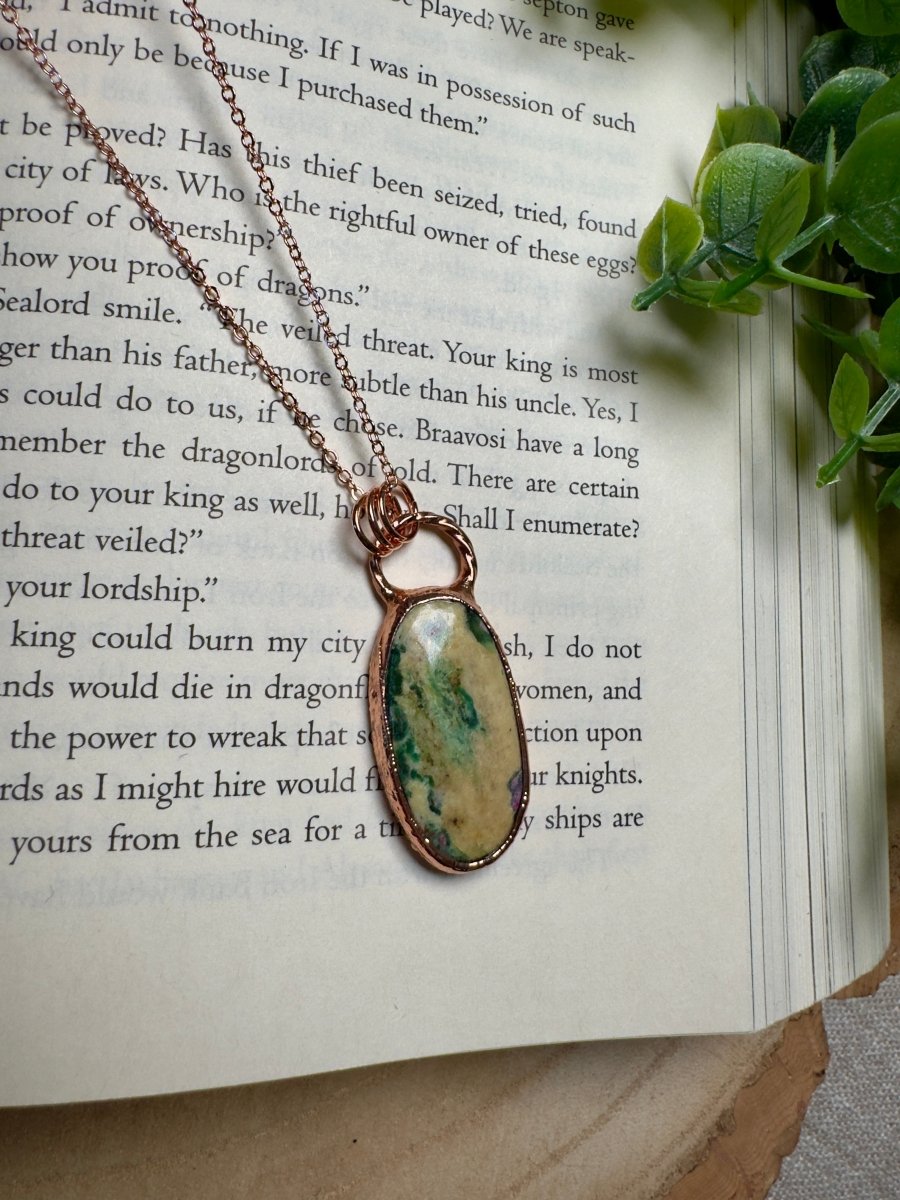 Ruby Fuchsite Necklace by Copper Ashes