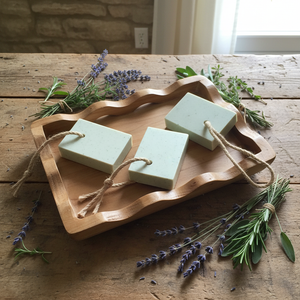 SynEb French Green Clay Body Bar - The Clay Collection by Handcrafted Soaps by Syn Eb, natural skincare detail photo 7
