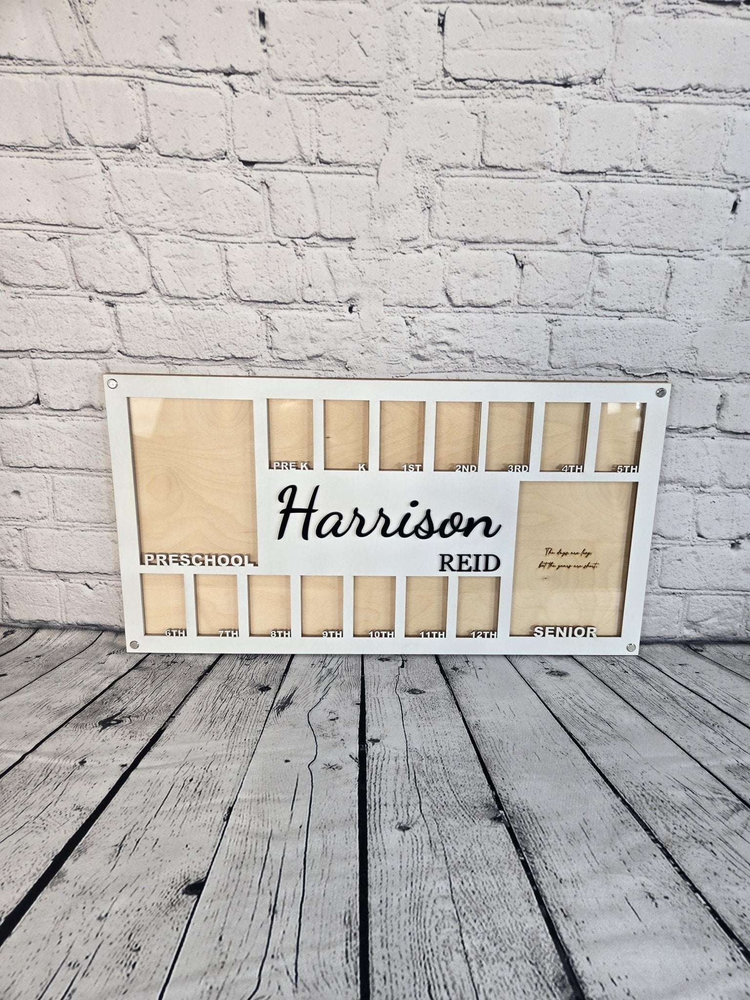 School Years Photo Frame PreSchool & PreK detail view by EverLee Creations