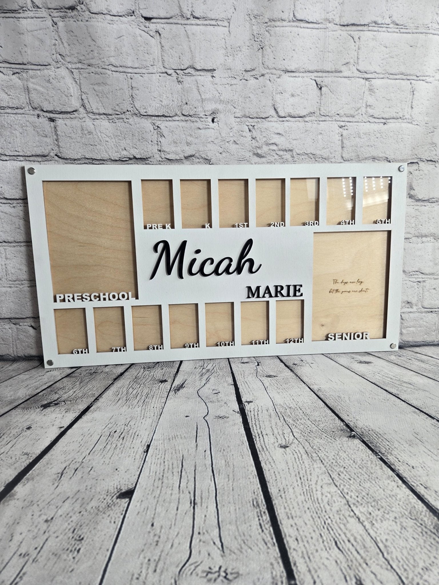 School Years Photo Frame PreSchool & PreK detail view by EverLee Creations